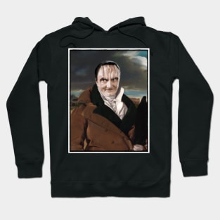 Gothic Murder Lizard Spy in Ingres's 1800s Portrait Hoodie